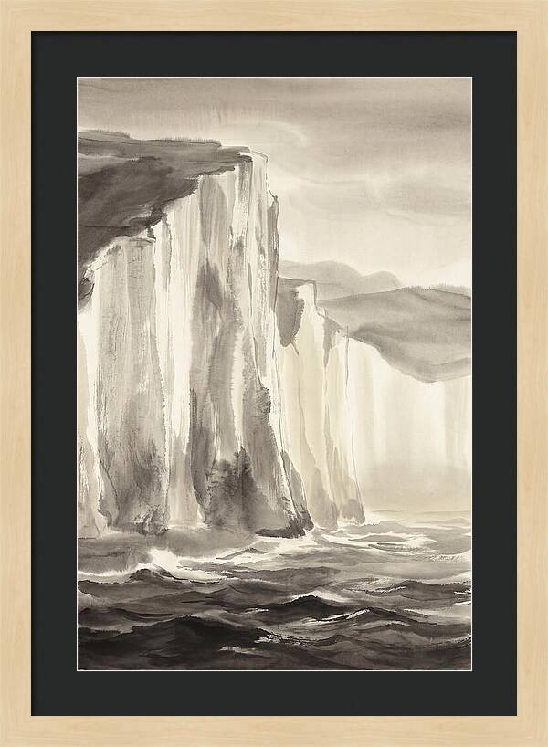 Towering White Chalk Cliffs