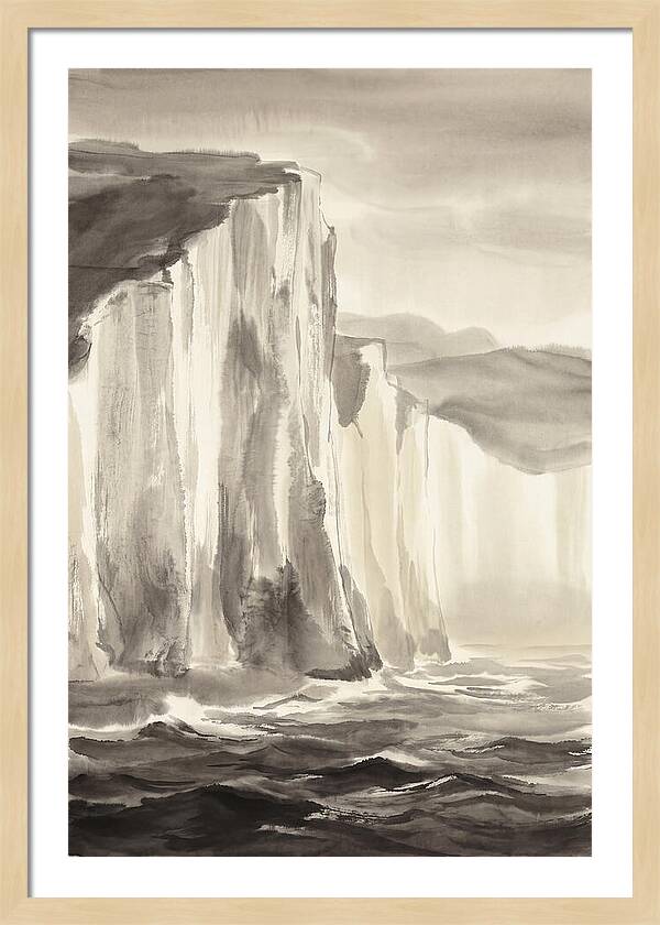 Towering White Chalk Cliffs