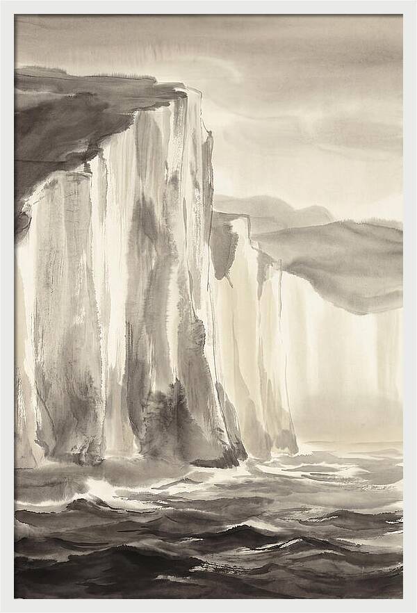 Towering White Chalk Cliffs