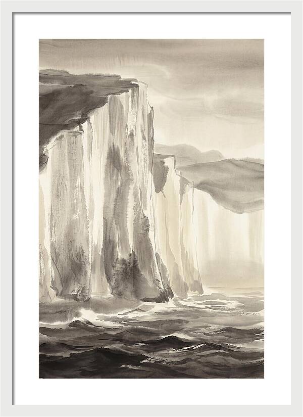 Towering White Chalk Cliffs
