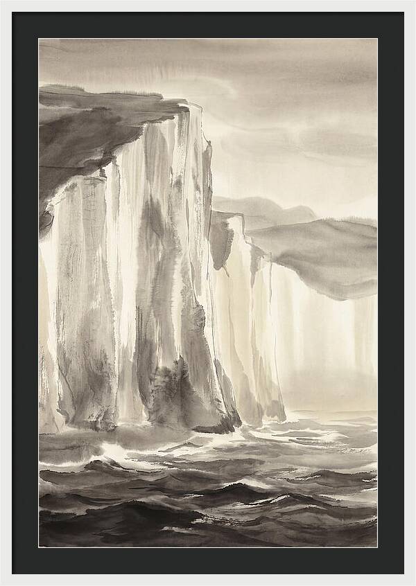 Towering White Chalk Cliffs