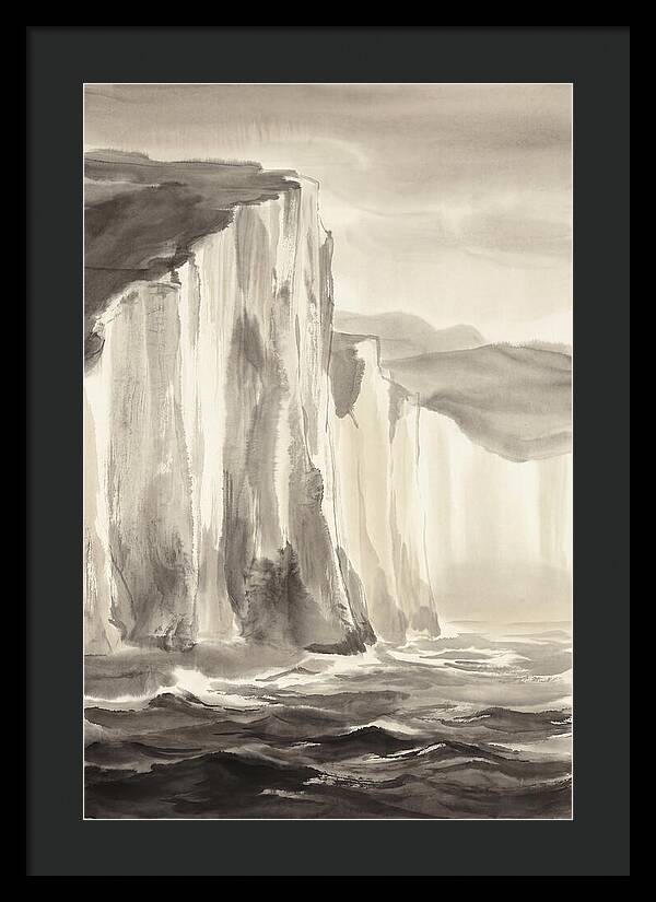 Towering White Chalk Cliffs