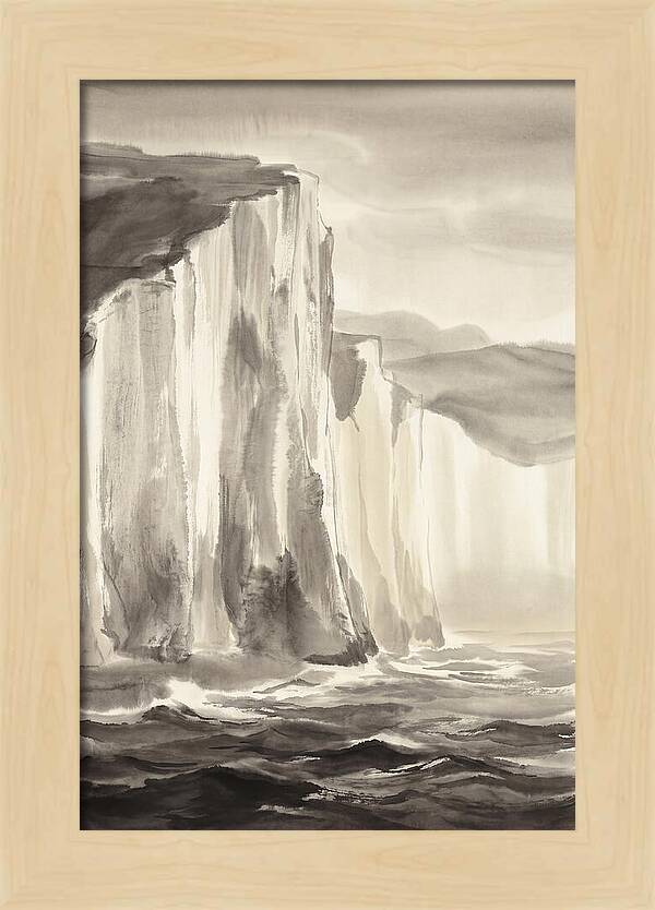 Towering White Chalk Cliffs