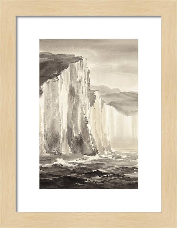 Towering White Chalk Cliffs