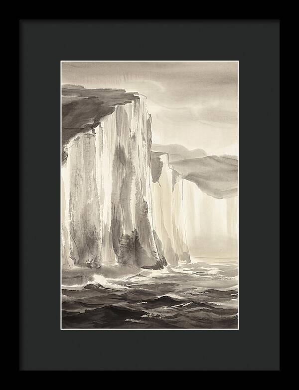 Towering White Chalk Cliffs