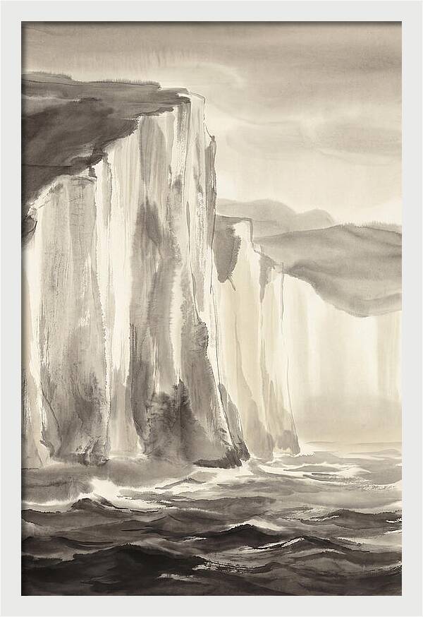 Towering White Chalk Cliffs