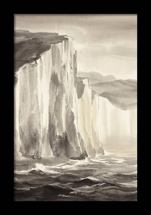 Towering White Chalk Cliffs