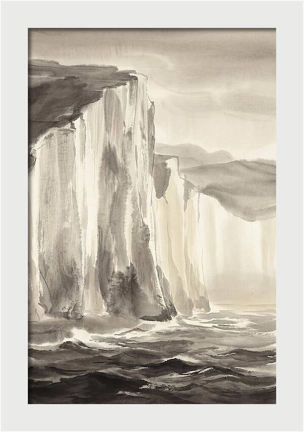 Towering White Chalk Cliffs