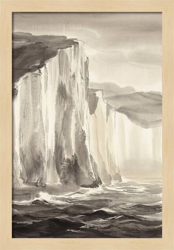 Towering White Chalk Cliffs