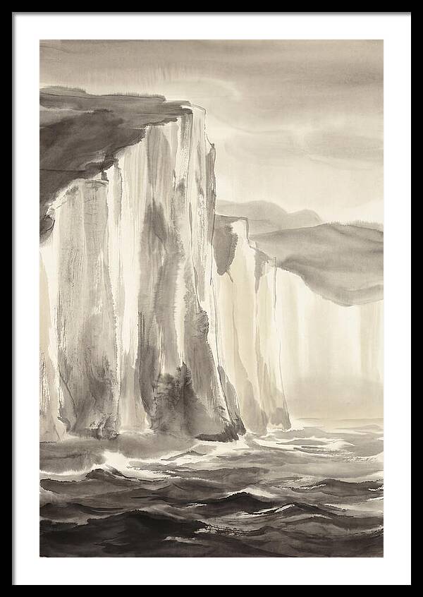 Towering White Chalk Cliffs