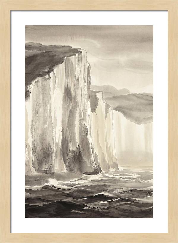 Towering White Chalk Cliffs