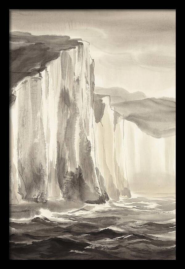 Towering White Chalk Cliffs
