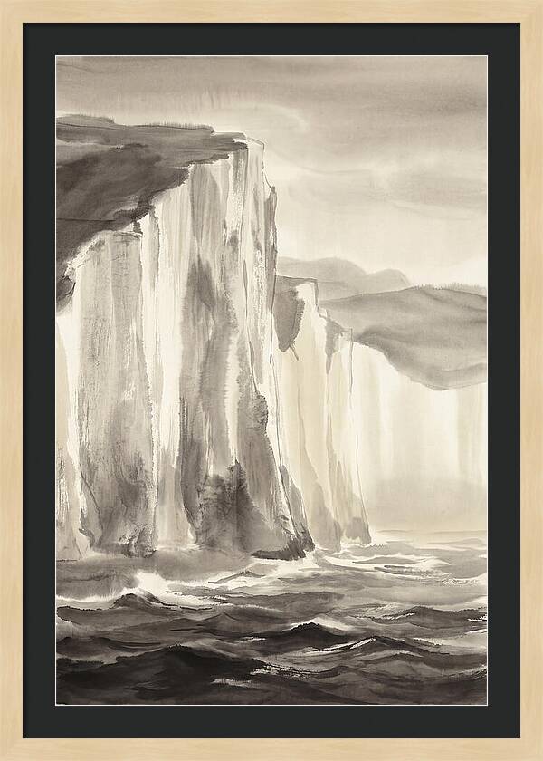 Towering White Chalk Cliffs