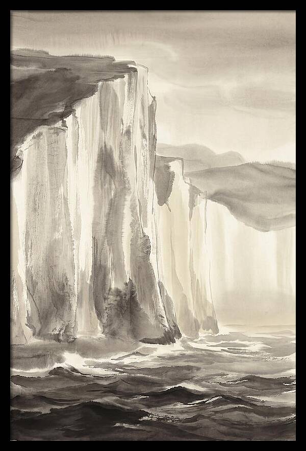 Towering White Chalk Cliffs