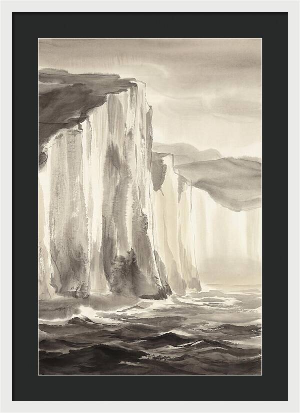 Towering White Chalk Cliffs