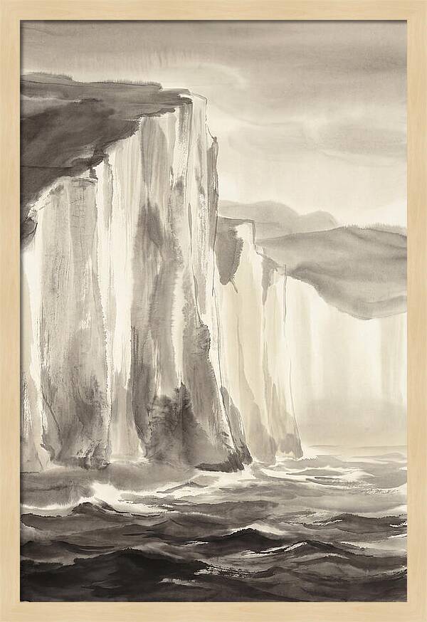 Towering White Chalk Cliffs