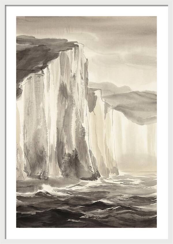 Towering White Chalk Cliffs