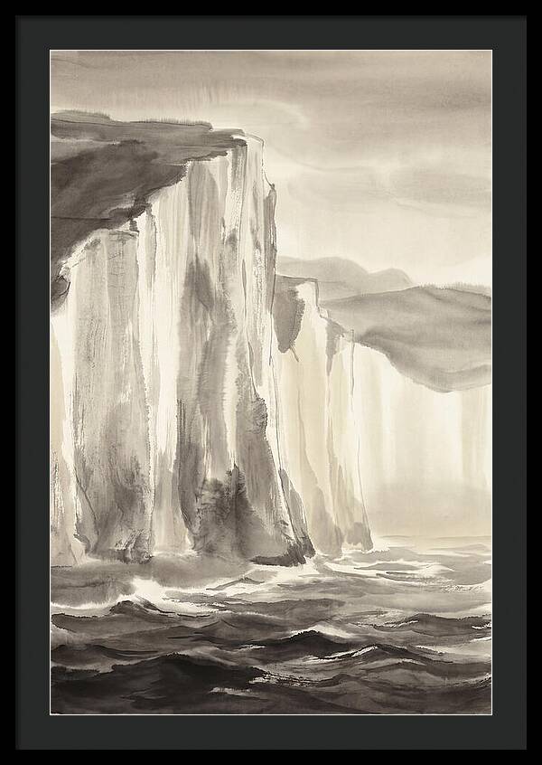 Towering White Chalk Cliffs