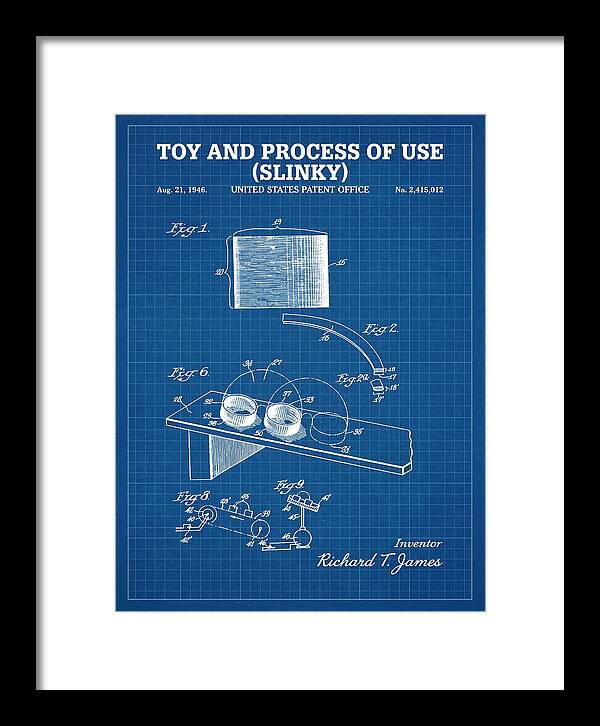 Toy And Process Of Use Slinky Blueprint Patent Us2415012a