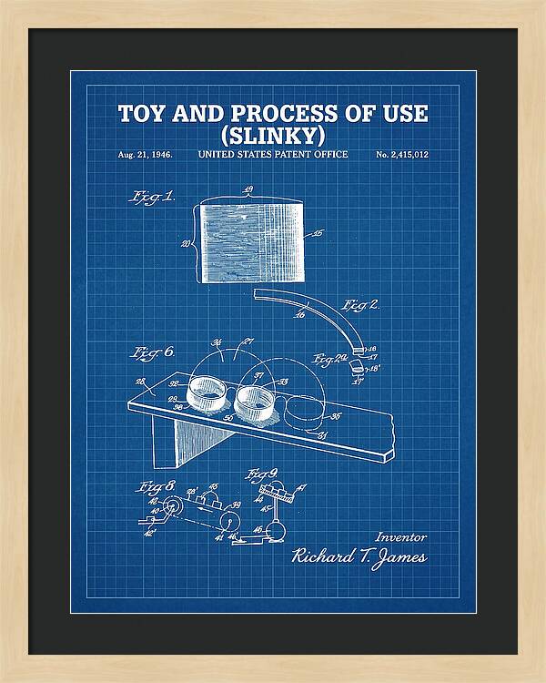 Toy And Process Of Use Slinky Blueprint Patent Us2415012a