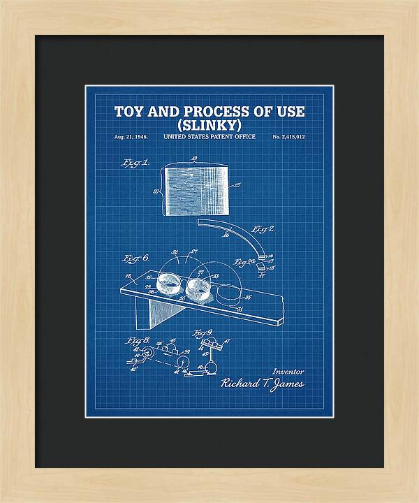 Toy And Process Of Use Slinky Blueprint Patent Us2415012a