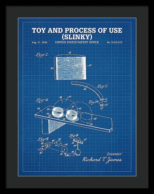Toy And Process Of Use Slinky Blueprint Patent Us2415012a