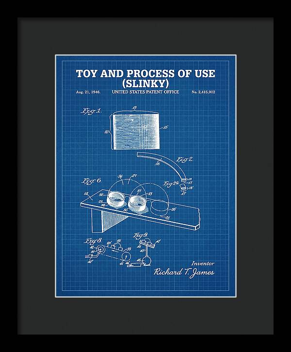Toy And Process Of Use Slinky Blueprint Patent Us2415012a