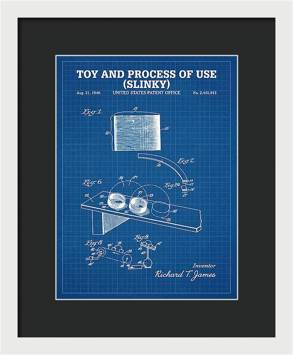 Toy And Process Of Use Slinky Blueprint Patent Us2415012a