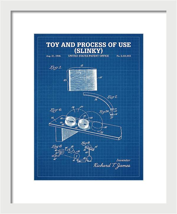 Toy And Process Of Use Slinky Blueprint Patent Us2415012a