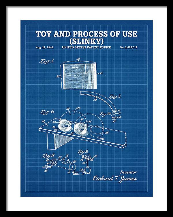 Toy And Process Of Use Slinky Blueprint Patent Us2415012a