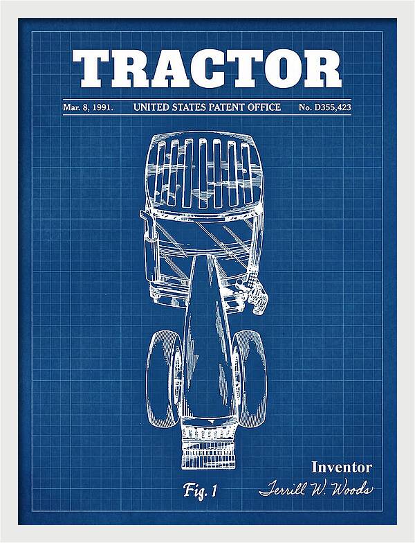 Tractor Blueprint Patent Usd355423s
