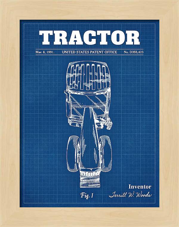 Tractor Blueprint Patent Usd355423s