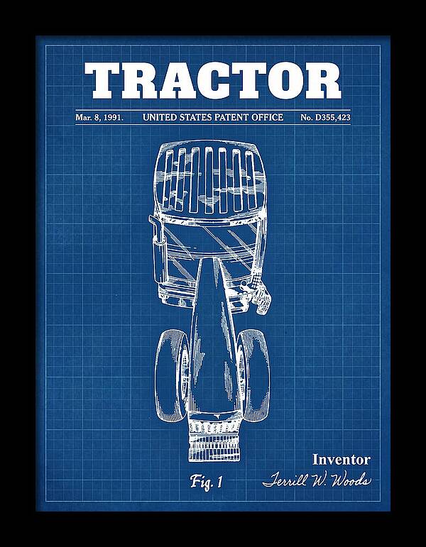 Tractor Blueprint Patent Usd355423s