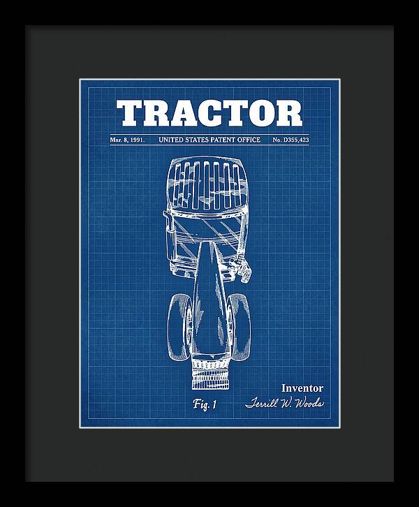 Tractor Blueprint Patent Usd355423s