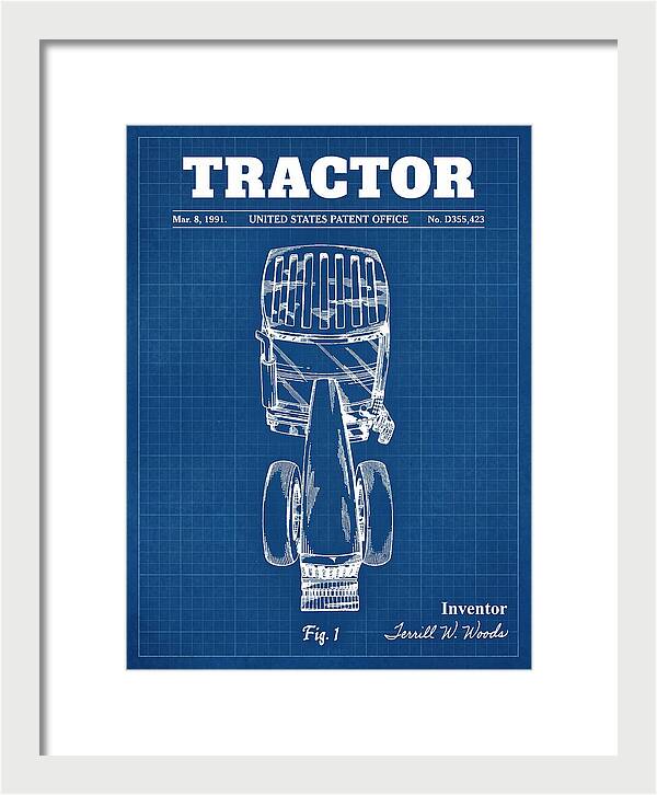 Tractor Blueprint Patent Usd355423s