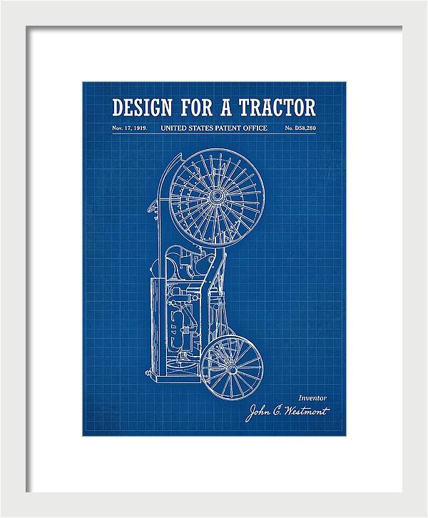 Tractor Blueprint Patent Usd58280s