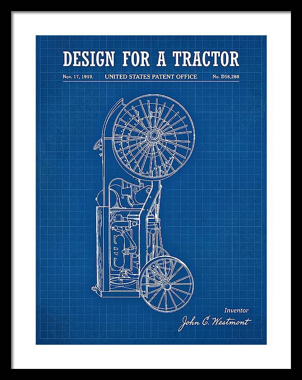 Tractor Blueprint Patent Usd58280s
