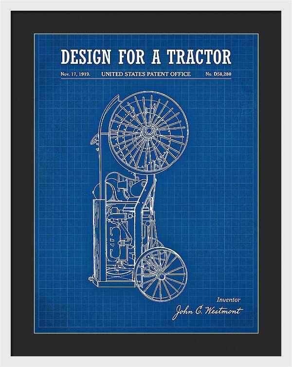 Tractor Blueprint Patent Usd58280s