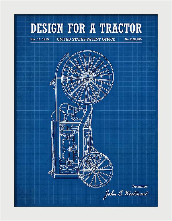 Tractor Blueprint Patent Usd58280s