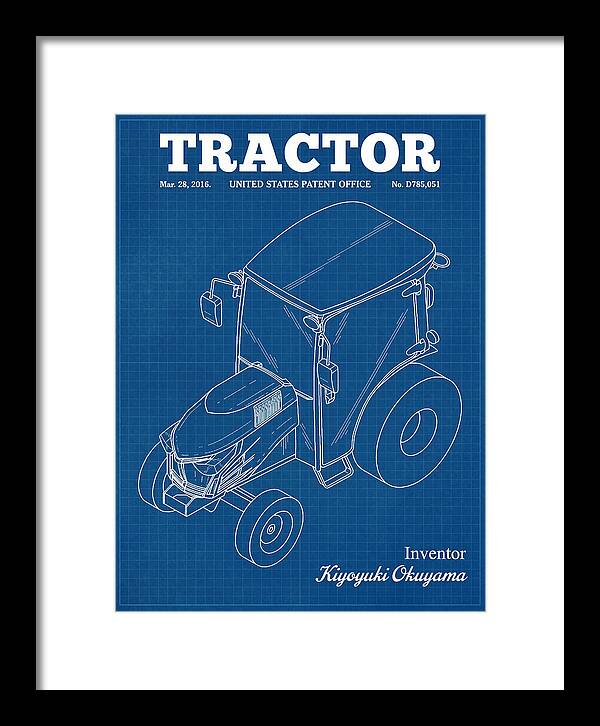 Tractor Blueprint Patent Usd785051s1