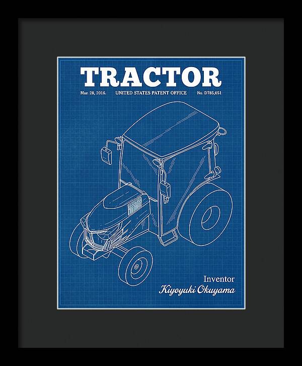 Tractor Blueprint Patent Usd785051s1