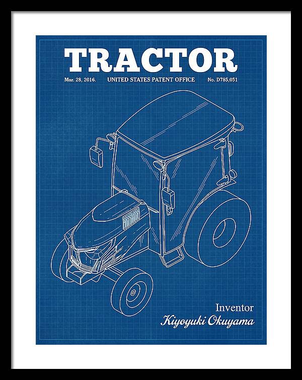 Tractor Blueprint Patent Usd785051s1