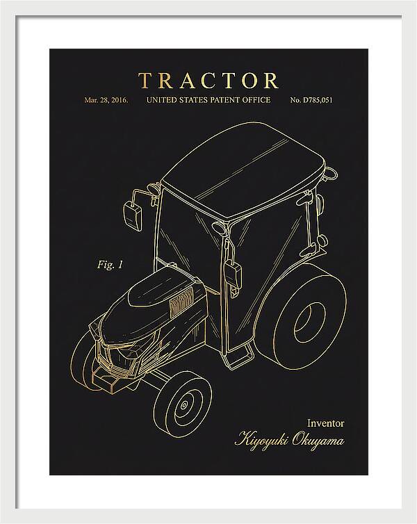 Tractor Gold Patent Usd785051s1