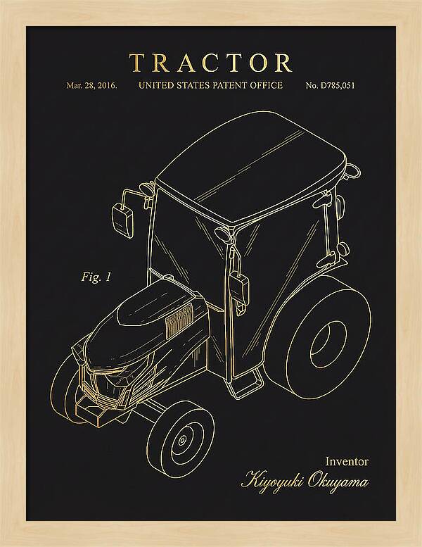 Tractor Gold Patent Usd785051s1