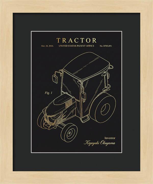 Tractor Gold Patent Usd785051s1