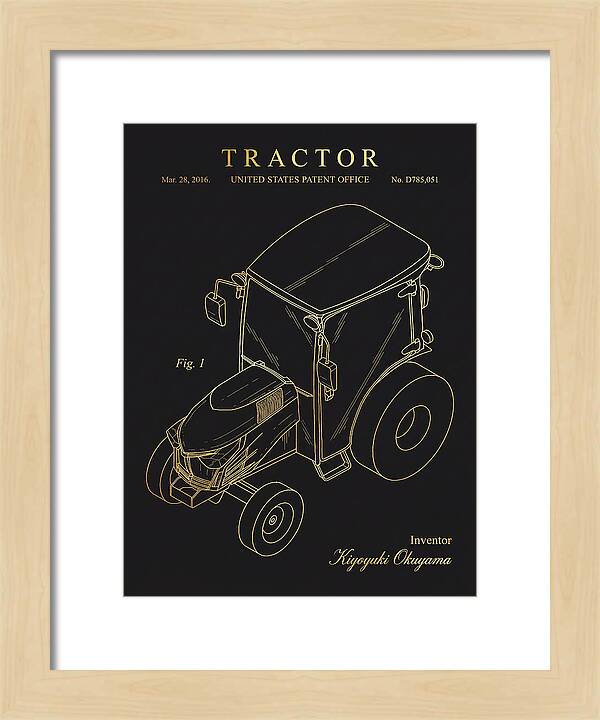 Tractor Gold Patent Usd785051s1