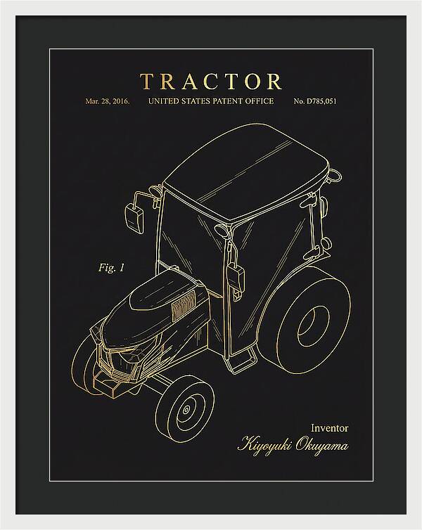 Tractor Gold Patent Usd785051s1