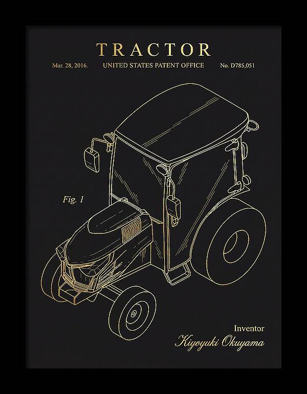 Tractor Gold Patent Usd785051s1