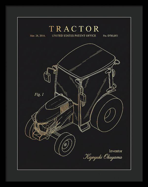 Tractor Gold Patent Usd785051s1