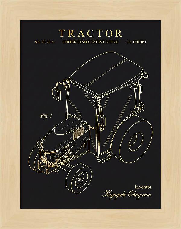 Tractor Gold Patent Usd785051s1